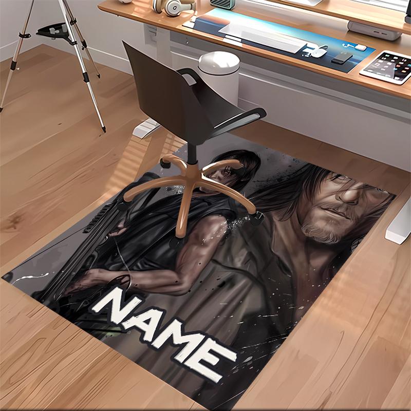 Custom Personalization The Walking Dead Print Area Rug - Soft, Washable Non-Slip Indoor Mat,Living Room,Home&Office Decorative Rug