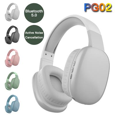 PG02 Ακουστικά Bluetooth Ακουστικό ακύρωσης θορύβου Ασύρματο HiFi Stereo TYPE-C Πτυσσόμενα ακουστικά με μικρόφωνο