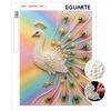 Pearl DIY Art Painting Elegant Peacock Handcrafted Picture Indoor Wall Ornament Relaxing Leisure Hobby Exquisite Home Decoration Gift