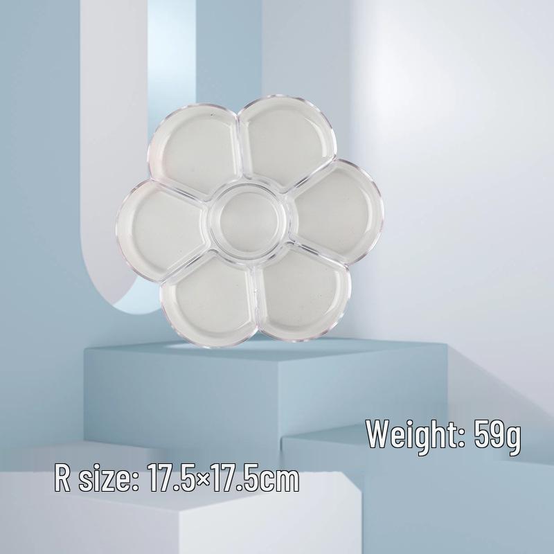 Cross-border Children's Plum Blossom Painting Palette Tray