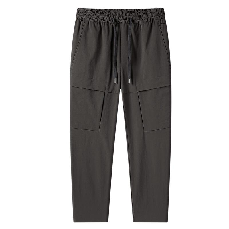 Shanshan Men's Smooth Straight-Leg Casual Trousers