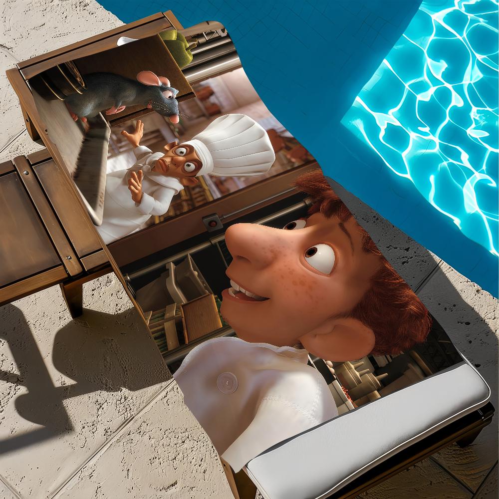 Towel Film Beach Bath Quick-Drying Lightweight Portable Sauna Camping Swim R-RatatouilleS-ES Pool Travel