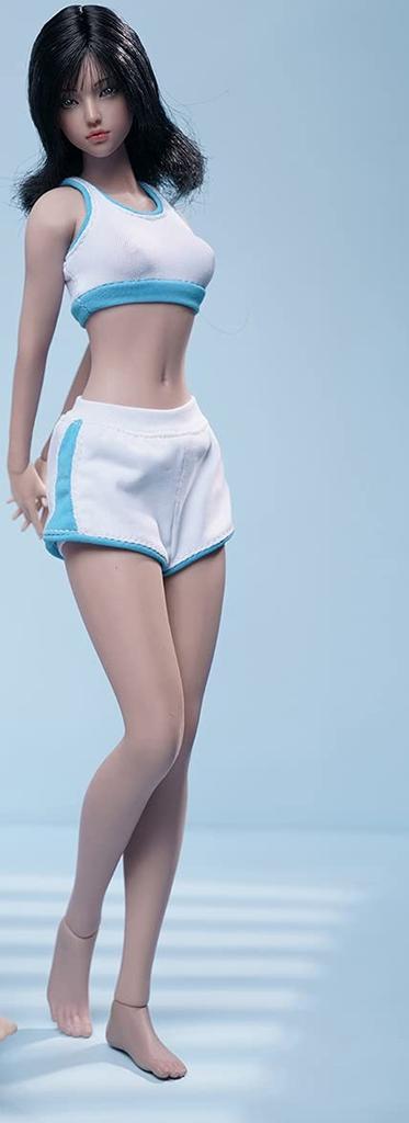 Scale Action Figure TBLeague Innocent Girl Asian Junior High School Student Ultra Flexible Seamless Body Small Bust Tanned Beautiful Female Body and