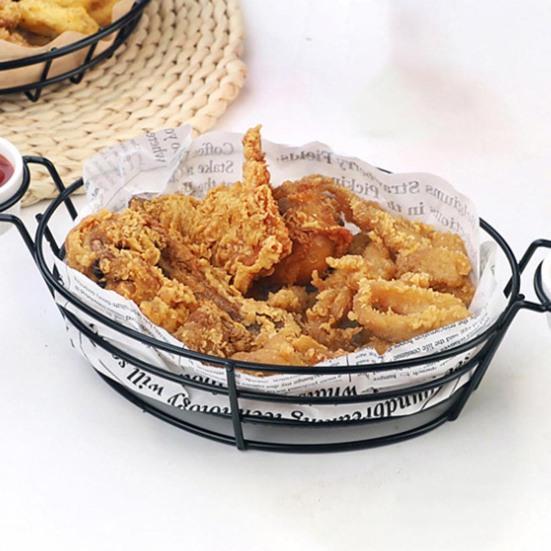 Mini French Fries Basket Food Bucket Snack Potato Chips Barrel Container