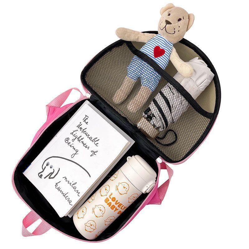 Cute Kids Backpack Rainbow Space Pattern Toddler School Bag Lightweight Waterproof Rucksack For Kindergarten Outdoor Travel