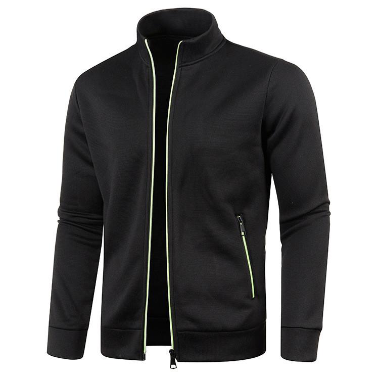 Mens Winter Knit Hoodie With Full Zipper And Fleece Lining For Casual Urban Wear