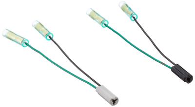 POSH 092175 Suprimentos para Motocicleta, Conjunto de Cabos de Conversão para Pisca, Tipo de Conector Yamaha, Lâmpada Única