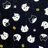 Cat Lucky Coin Large Size Goshuin BookAccordion Type12 Peaks 24 Pages (Single-sided Use) 48 (Double-sided (Black)