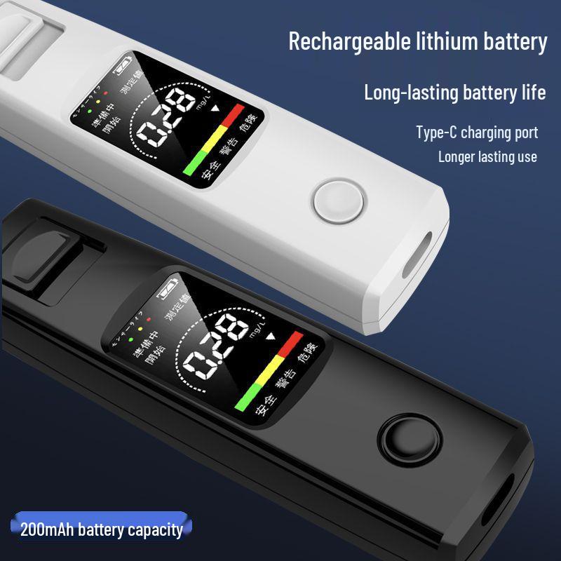 Compact Non-Contact Portable Breathalyzer with Home Charging Capability