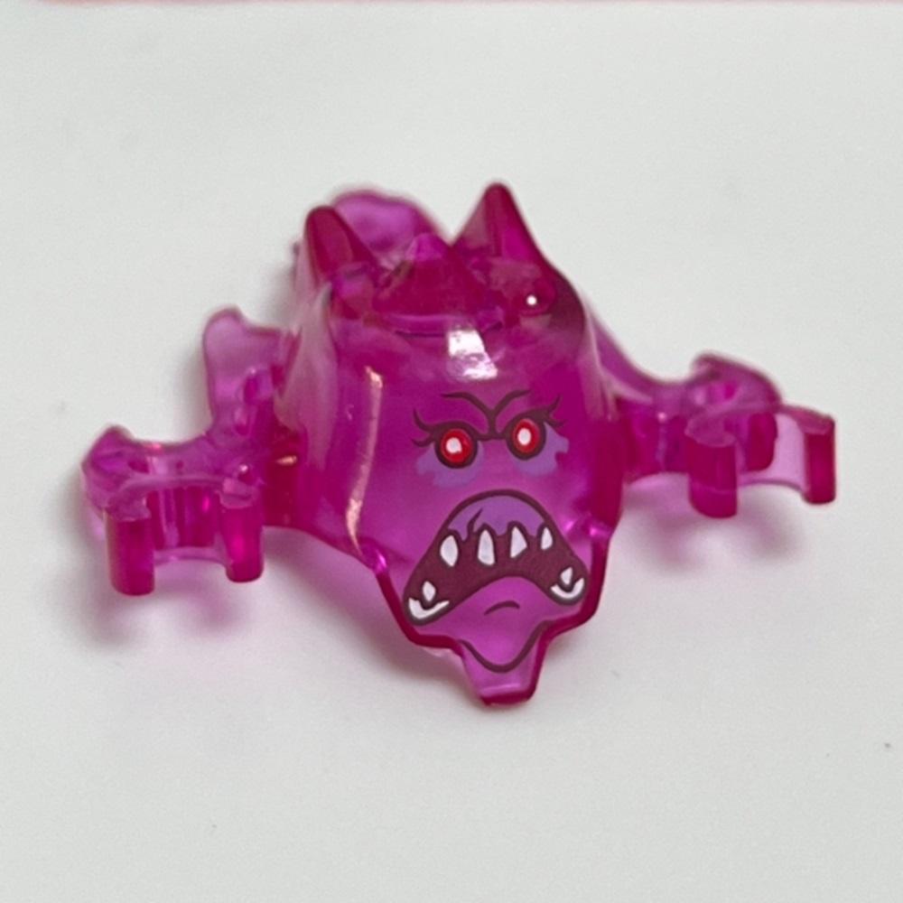 

MOC 1PCS 19861pb01 Night Light Ghost Monster Building Blocks 70738 Helmet Attachments Brick Particle Plaything Children Halloween Present