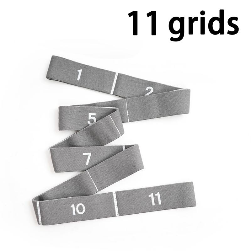 

Multi Stage Yoga Stretch Band Latin Dance Stretch Band Correct Posture 11 Grid Elastic Band Digital Band Pose Band