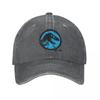 Jurassic Park Shattered Baseball Caps Vintage Funny Sports Hats Activities Adjustable Fit Cap Original Hat for Men Women