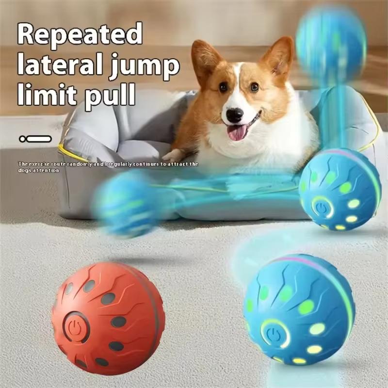 Usb Charging Electronic Jumping Rolling Ball Interactive Pet Ball Interactive Smart Dog Ball For Pet Entertainment Large