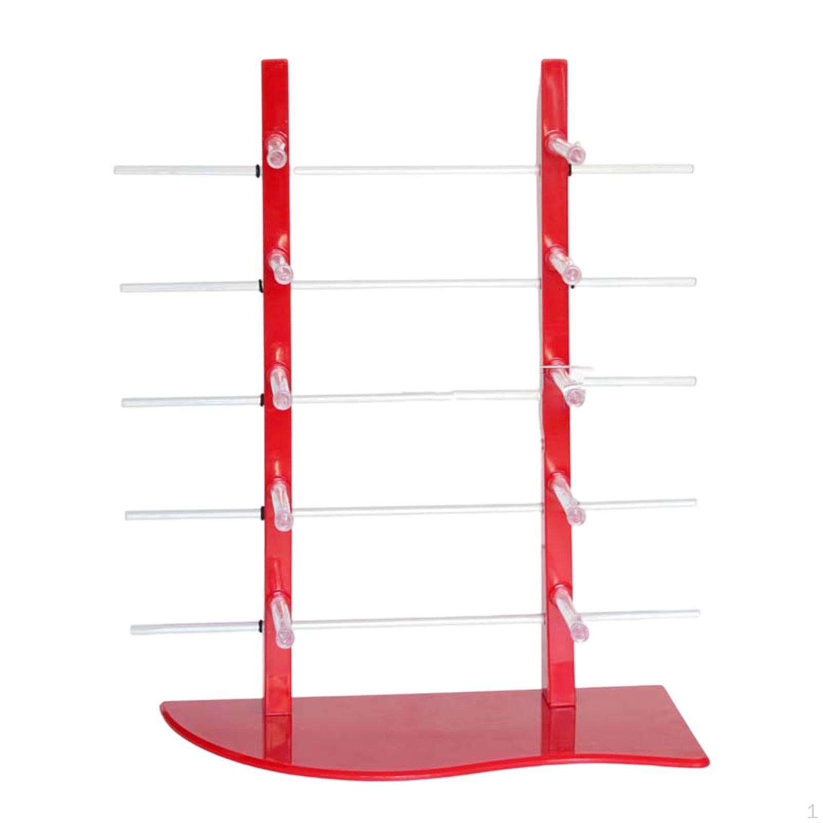 Акриловая витрина-подставка Держатель для сборки Солнечные очки для домашнего декора красный