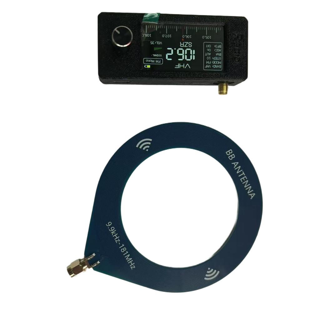 1,9-calowy ekran IPS LSB USB AM FM Radio FM/AM z anteną 0,5-108 MHz SI4732 Mini kieszonkowe radio HF SW MW VHF