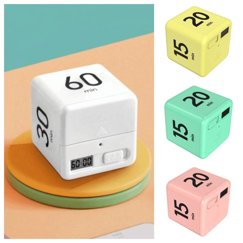 15/20/30/60 min Cube Timer Time Management Reminder Timer Durable Kitchen Timer Exam Preparation