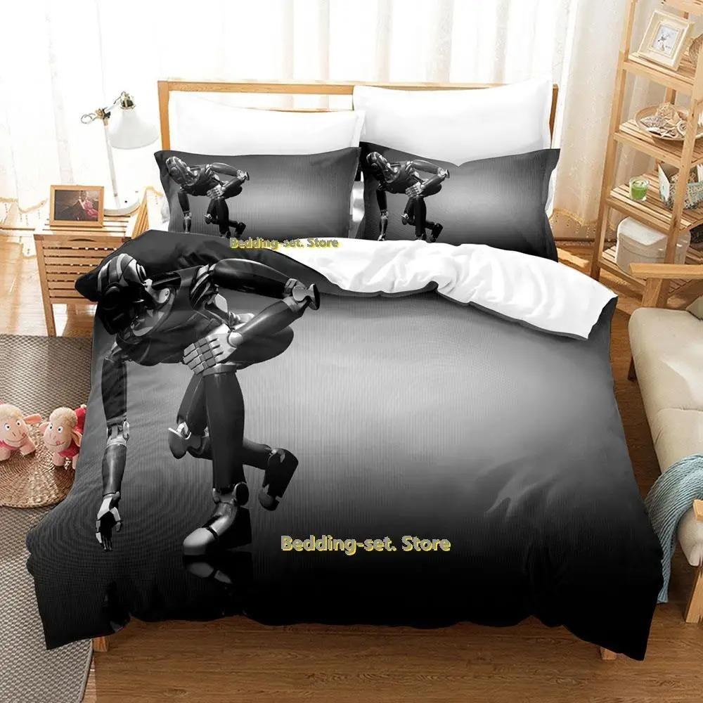 Ny Sci Fi Robot Sängklädesset Enkel Twin Full Queen King Size Sängset Vuxen Barn Sovrum Påslakanset Anime parure de lit Säng