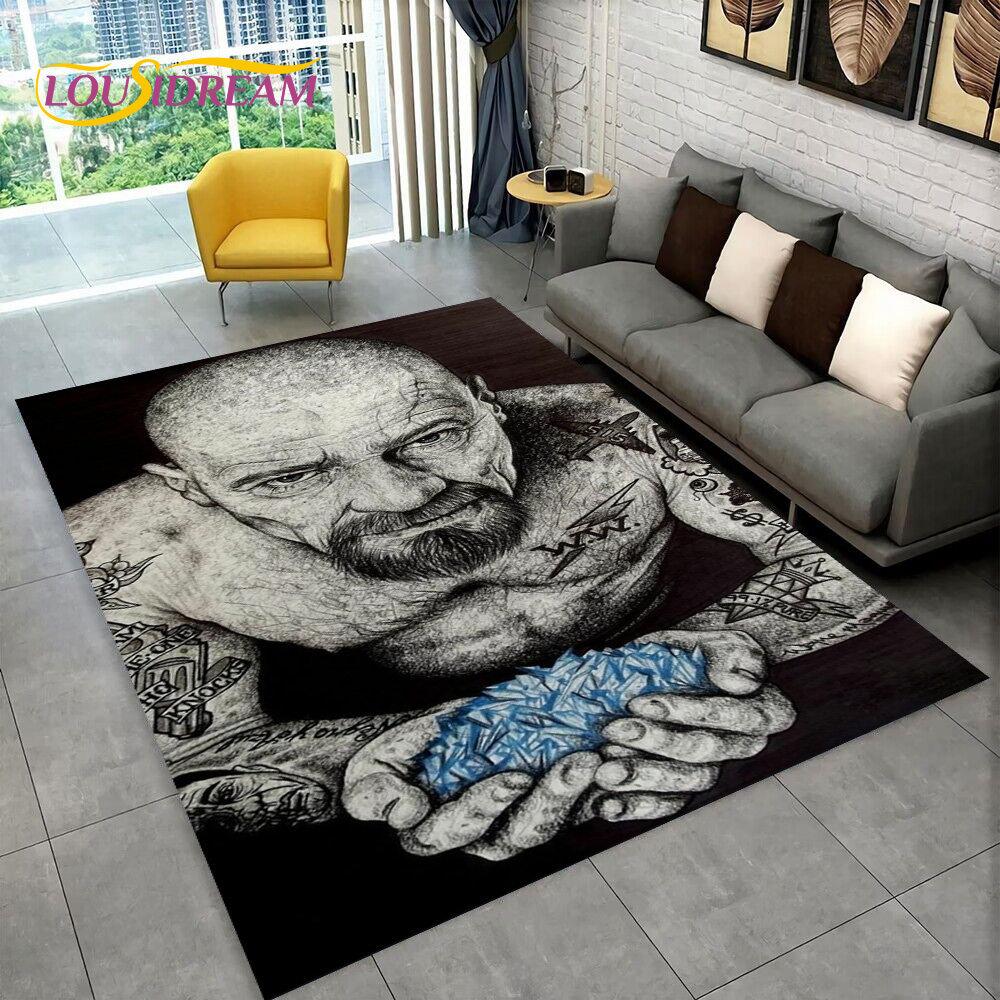 Breaking Bad Walter Hartwell Area Rug,Carpet Rug for Home Living Room Bedroom Sofa Doormat Decor,kids Play Non-slip Floor Mat 3D