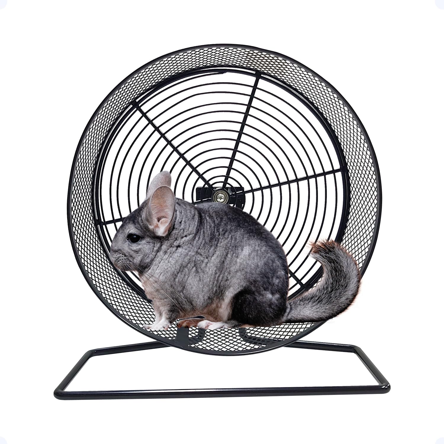 

eMons Колесо для мелких животных Бескаркасное 28 см Бескаркасное колесо для мелких животных с колесной клеткой Тихий и безопасный для, включая панд и хорьков [Металл 28]