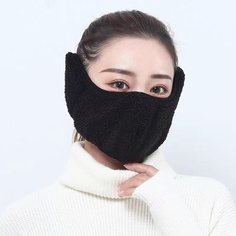 Winddichte & Staubdichte Kaltwetter-Fahrrad-Vollgesichtsmaske mit Ohren- und Nackenschutz