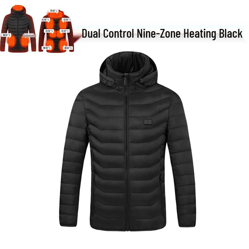 Men's Smart USB-Heated Winter Jacket with 21-Zone Temperature Control