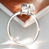 6x8mm Emerald Cut Moissanite Engagement Rings 100%   CopperStar Design Ring Party Wedding Bands for Women Jewelry