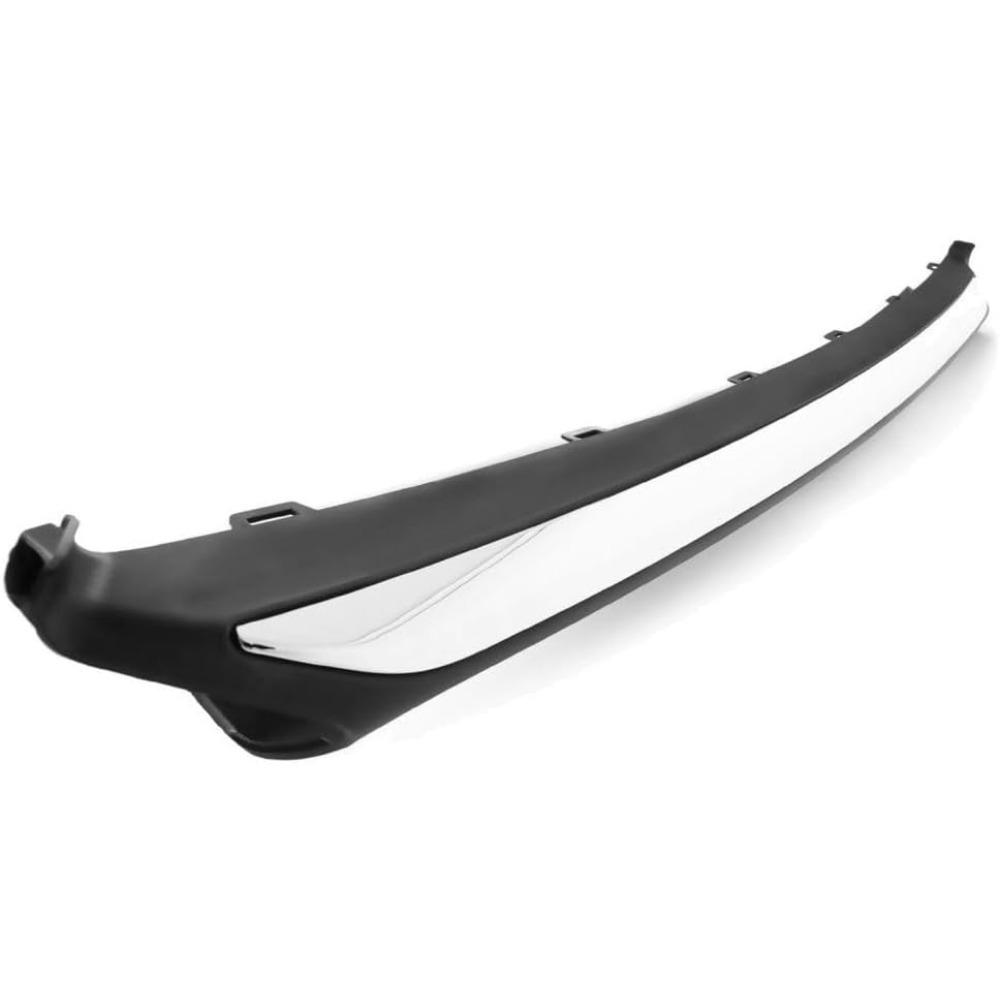 Front Lower Side Black Silver Chrome Plastic Grille Plastic Black Chrome Silver SMT10144 A86175-SMT10144