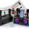 SD215 Bluetooth Speaker Wireless Microphone Home KTV Bluetooth Speaker Integrated Double Choral Microphone