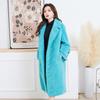 Kaiser Women's Suit Collar Long Wool Coat