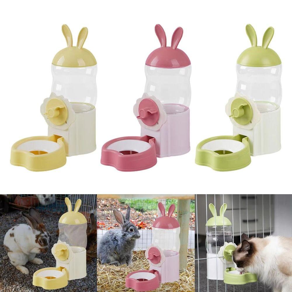 

Portable Automatic Water Drinker Large Capacity Pet Water Dispenser for Chinchilla рожевий