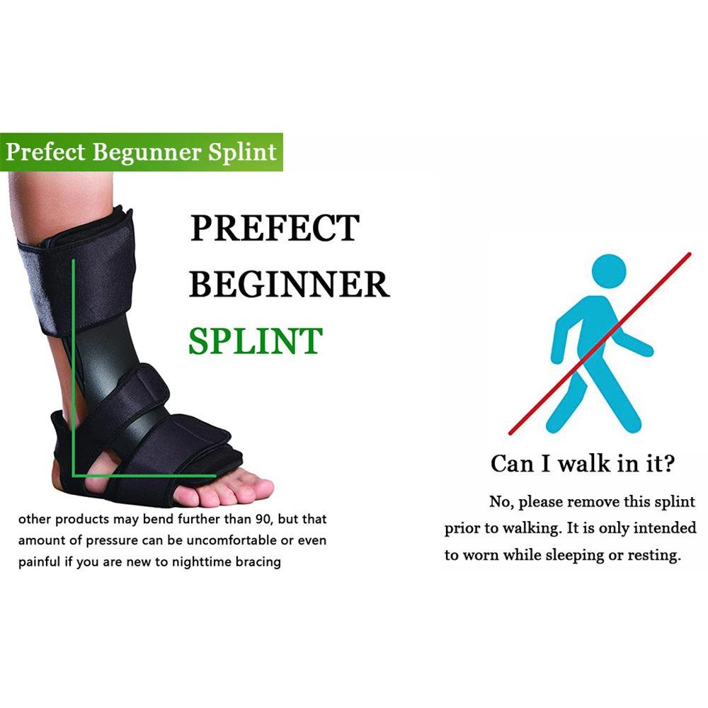 Night Splint for Plantar Fasciitis Pain Relief, Foot Drop Brace for Sleeping,Achilles Tendon Stretcher Boot for Nighttime