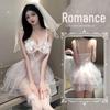 Lin Linting Bridal Lingerie Set: Flirty Battle Robe & Tempting Wedding Dress