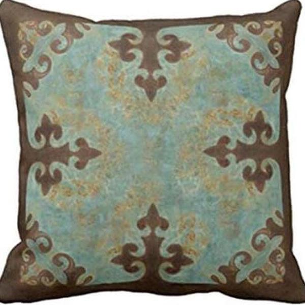 American Retro Linen Peach Leather Velvet Pillow Case Living Room Sofa Office Car Cushion