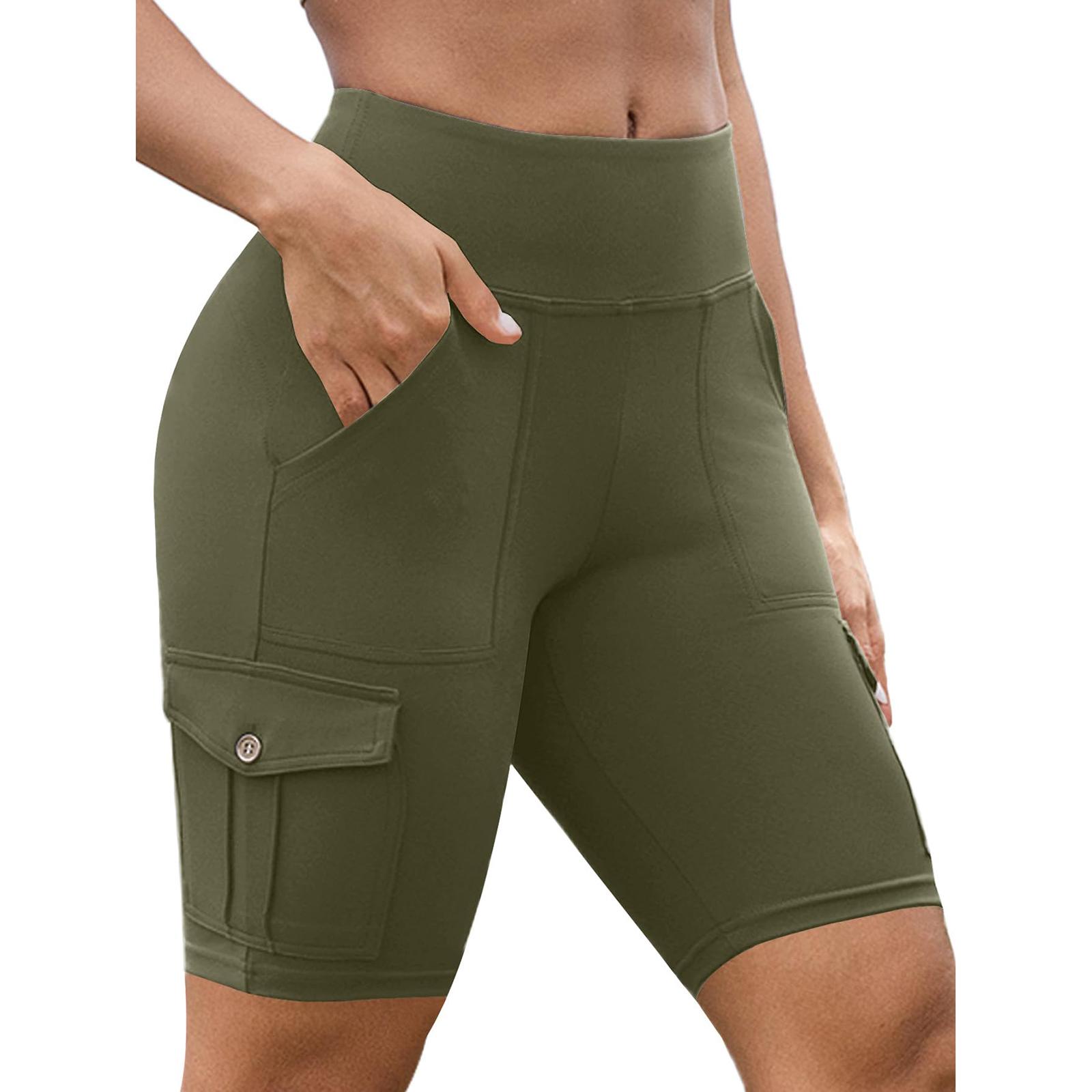 

Летние шорты для женщин, повседневные, с высокой талией, широкие штанины L