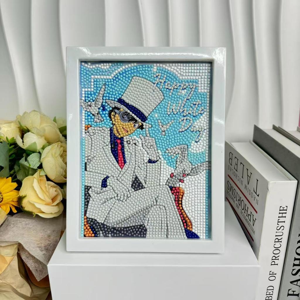 Children'S Diamond Painting Framed Handmade Diy Material Bag Sanrio Diamond Paste Painting Concentration Toy