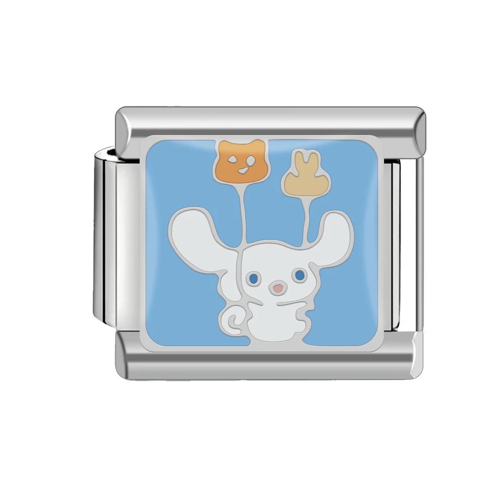 Animal Series Italian Charm Stainless Steel Bracelet 9mm Diy Super Cute