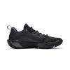 Li Ning WOW12 Cushioning Slip Resistant Abrasion Resistant Breathable Rebound Grip Low Top Basketball Shoes Men's Black ABAV085-15