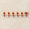 Wall Mount Sundries Storage Hook 6 Hooks Hanging Coat Rack Suction Cup Clothing Hook  Shower Room
