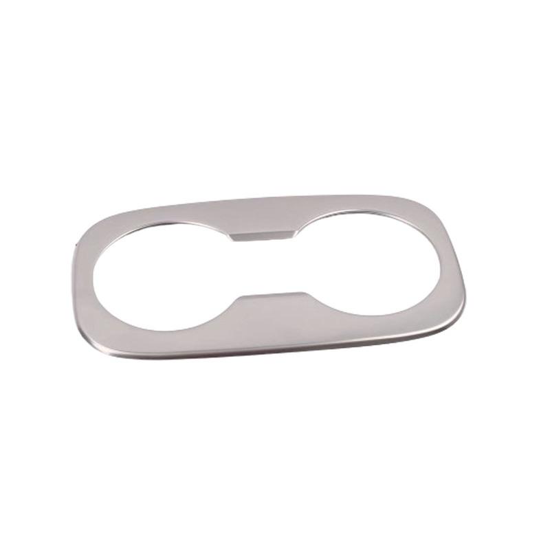 For Chevrolet Cruze Sedan 2017 2018    Rear Cup Holder Trim Frame Decoration Sticker Water Interior Accessories