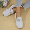 Large Size Single Shoes Women's Four Seasons Sports Shoes Shallow Mouth Fashion Women's Single Shoes Size 43