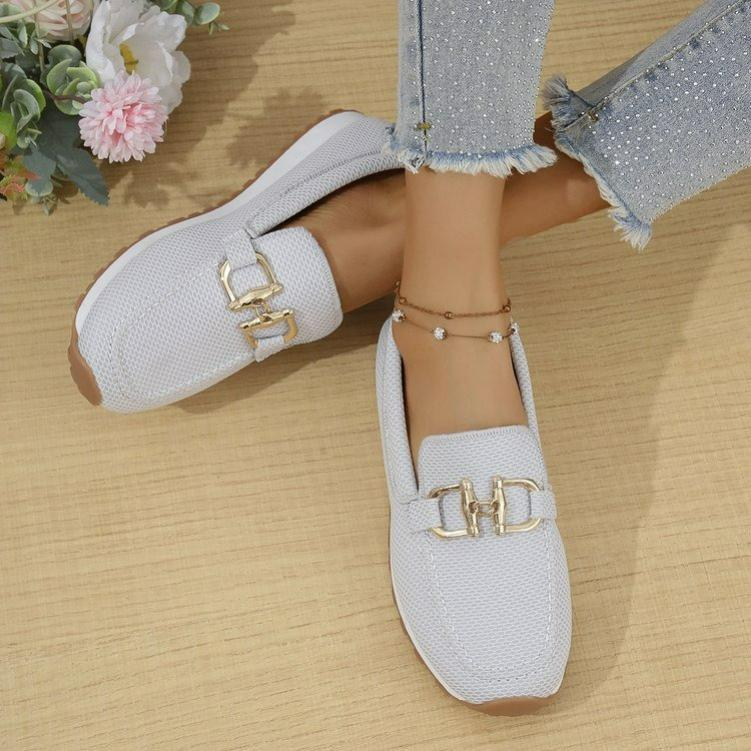 Large Size Single Shoes Women s Four Seasons Sports Shoes Shallow Mouth Fashion Women s Single Shoes Size 43 EU42/CN43 белый