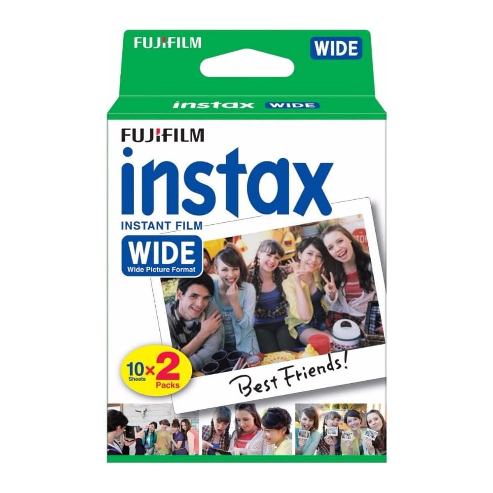 Fujifilm Instax Wide Film, Instax Wide Camera, and Printer Set (3 Items)