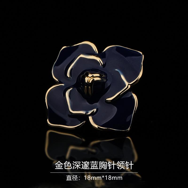 Gift Box Men'S Fashion Temperament Crystal Brooch Collar Pin Suit Brooch Collar Pin Trend Corsage