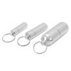 3 Pcs Compact Aluminum Alloy Pill Can Portable Lightweight Medicine Holder Sealing Waterproof Aluminum Alloy Pill Box Pocket
