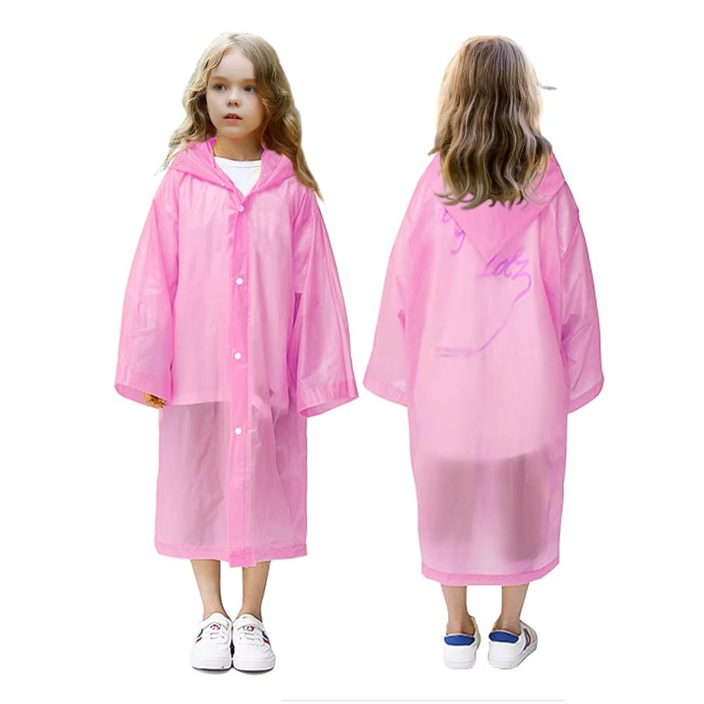 Lightweight Waterproof Raincoat Kids Portable Fashion Raincoats For Boys Girls Outdoor Rain Jackets Clothing Reusable Poncho