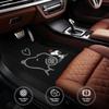 Asamike Car Floor Set Front 2 Rear Stylish and Cute Snoopy Suitable for Kei Universal Easy Car Suitable for Kei and Standard All Seasons Mats, 4-Piece