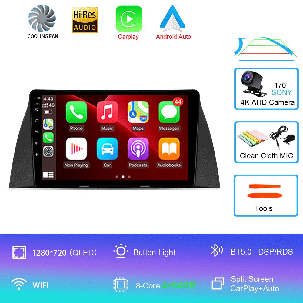Car Radio Android 14 Wireless Carplay Auto For Chery Tiggo T11 2005-2020 Multimedia Video Player Navigation GPS WIFI 4G Stereo