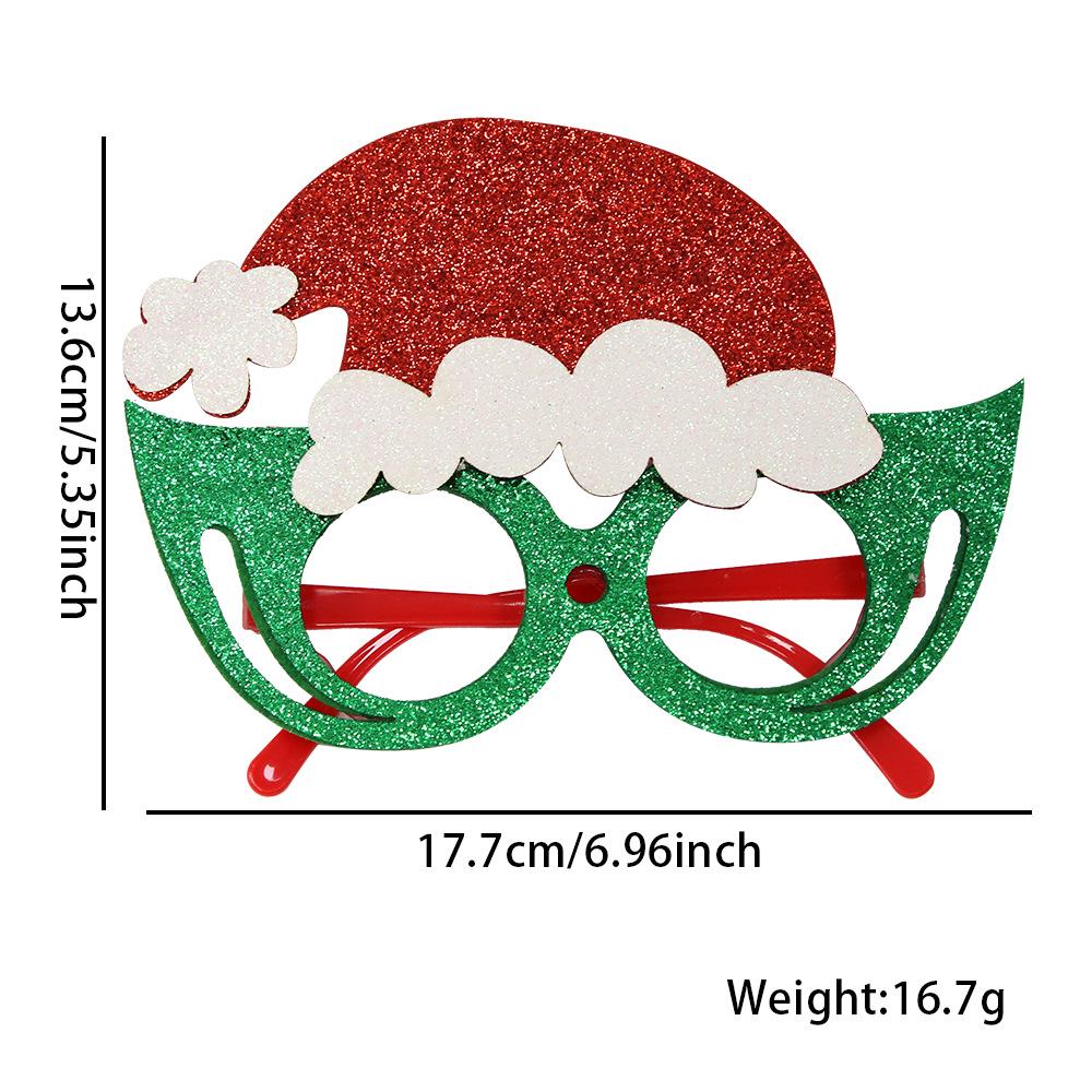 Ochelari Crăciun cu Coarne - Rame de Petrecere Desen Animat Amuzante pentru Copii și Adulți