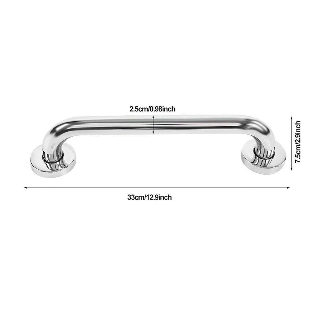 30cm Thicken Stainless Steel Bathroom Bathtub Grab Bar Safety Hand Rail for Bath Shower Toilet