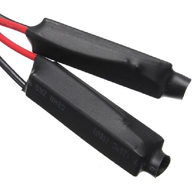 2 X Universal 12V Motorcycle Turn Signal LED Load Resistor Flash Blinker Fix